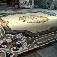 Best selling waterjet marble hall floor tiles patterns medallion