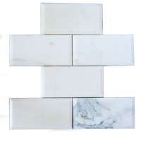 Marble Mosaic Tile Menards Kitchen Backsplash