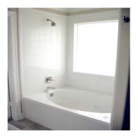 Prefab artificial stone cultured white marble hotel tub surrounds marble slab wall wholesale tub surround